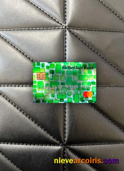 USA Heritage bank mastercard photolook